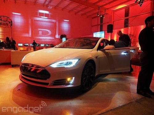 Tesla Unveils The D At Event In Los Angeles